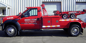Sparta - A-1 Towing & Recovery - Wrecker - Side View.
